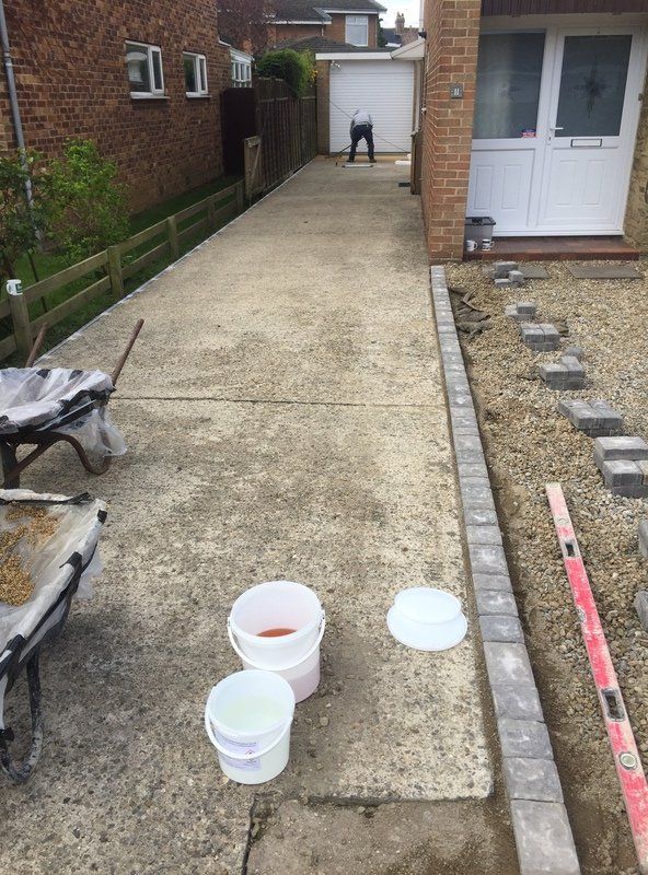 Mid point during latest resin install