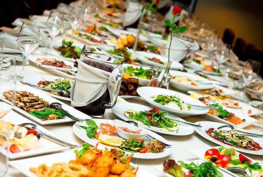 plates of food