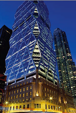 building skyscraper blue cool tone cool