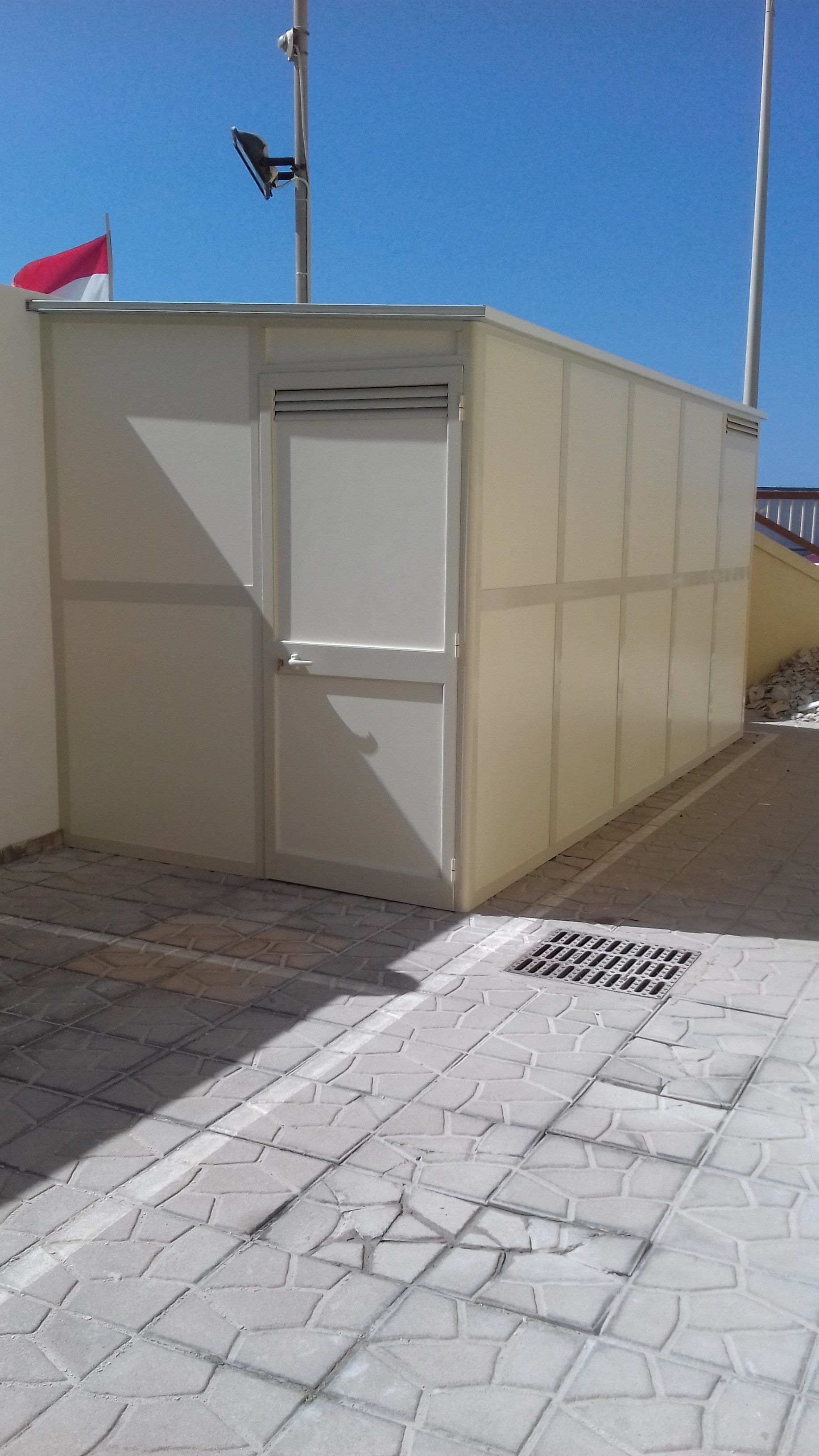 box esterno in alluminio