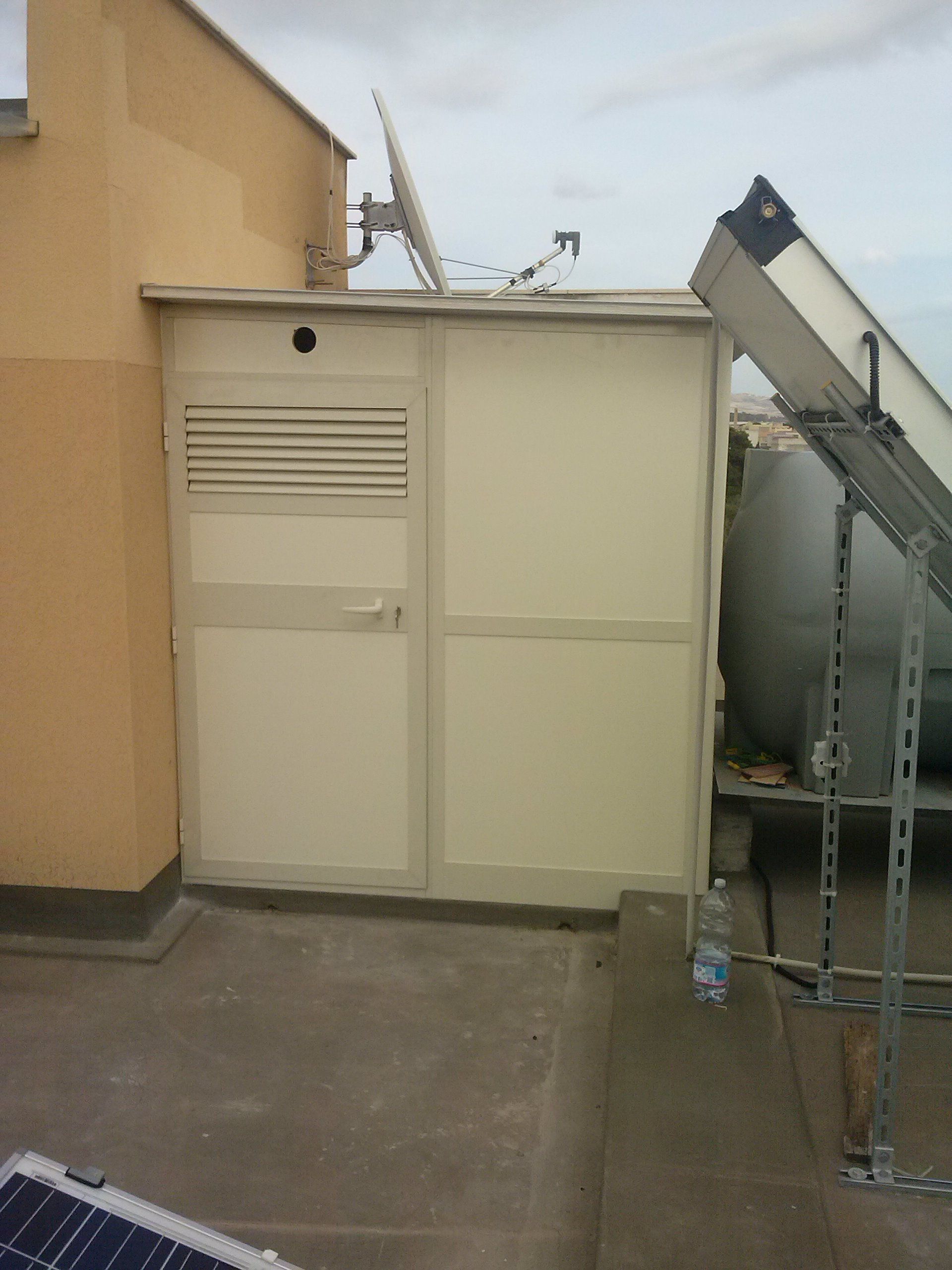 box esterno in alluminio