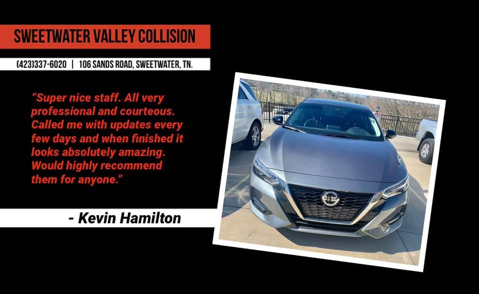 Kevin Hamilton Review — Sweetwater, TN — Sweetwater Valley Collision