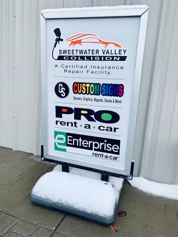 Signage — Sweetwater, TN — Sweetwater Valley Collision