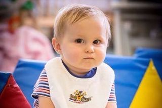 Boy in StarChild Academy's Infant Care Program