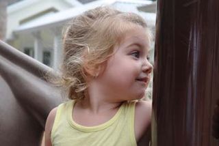 Girl in StarChild Academy's Preschool Program