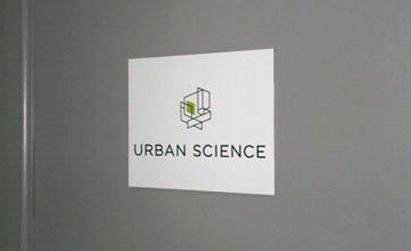 Plaque professionnelle en aluminium avec impression