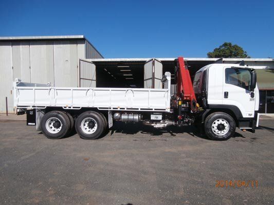 six wheeled truck