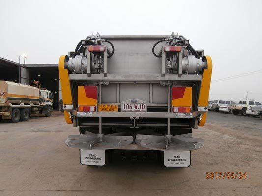 back of water truck