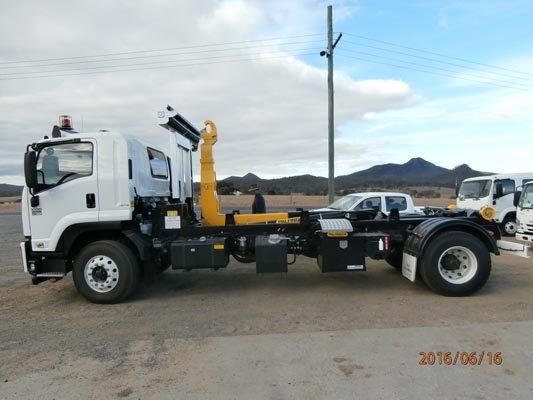 large white truck