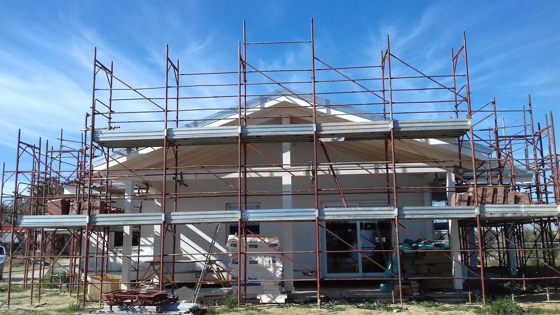 Cantiere per la costruzione di un edificio