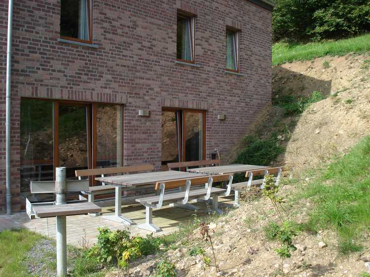 terras bij de woning