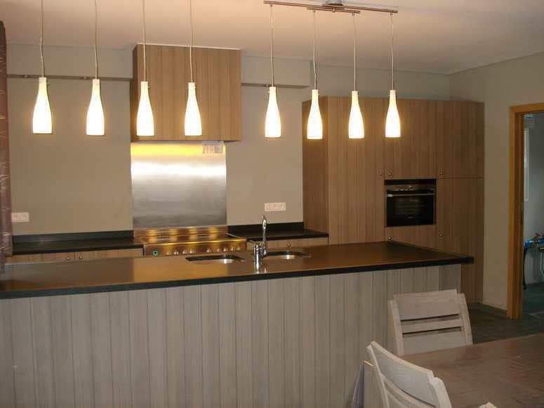 keuken in het vakantiehuis met fornuis