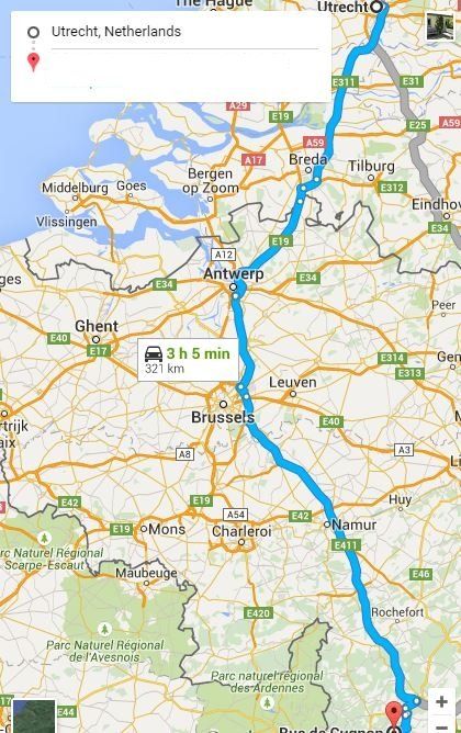 google maps kaartje om te zien waar dit kasteel in zuid belgie ligt