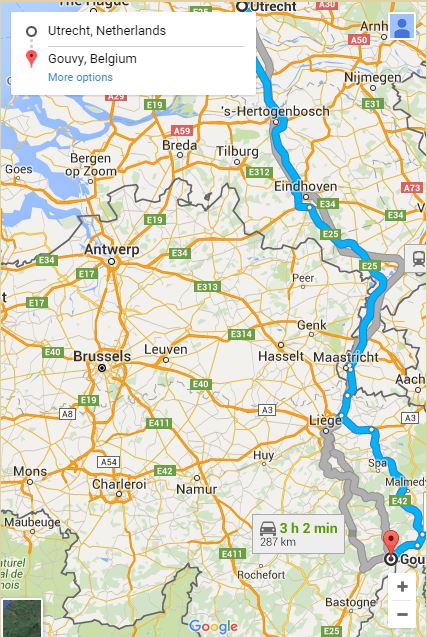 google maps kaartje om te zien waar de groepswoning ligt