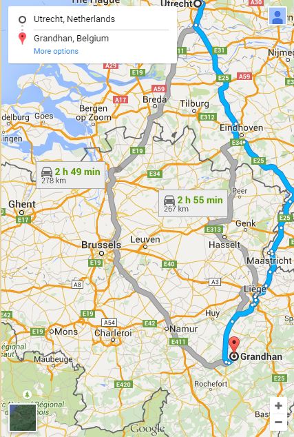 google maps kaartje om te zien waar de pipowagen ligt