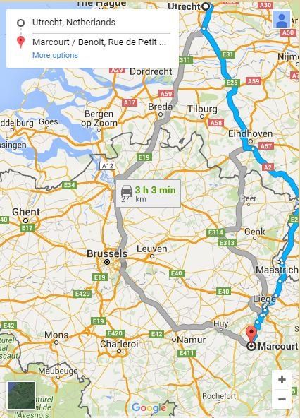 google maps kaartje om te zien waar de groepshuis la roche ligt