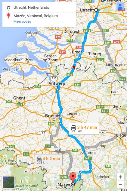 google maps kaartje om te zien waar de groepswoning ligt