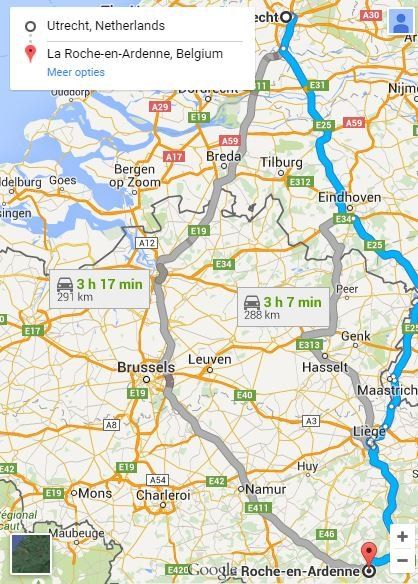 google maps kaartje om te zien waar deze groepsvilla ligt