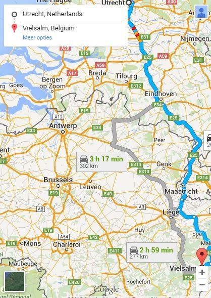 google maps kaartje om te zien waar de groepswoning ligt