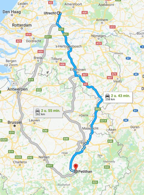 google maps kaartje om te zien waar de groepswoning ligt