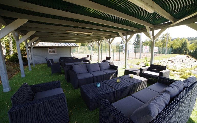 overdekt terras
