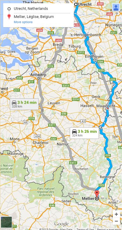 google maps kaartje om te zien waar de groepswoning ligt