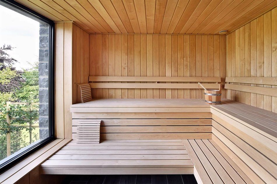 grote sauna voor meerdere personen