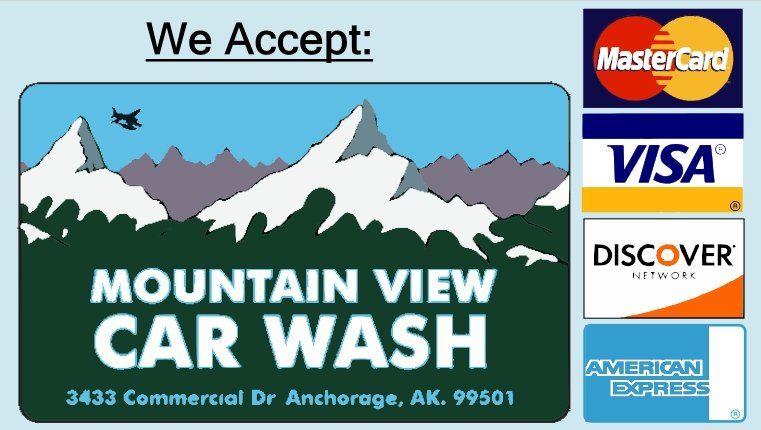 Accepted Credit card logos