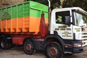 skip hire vehicle