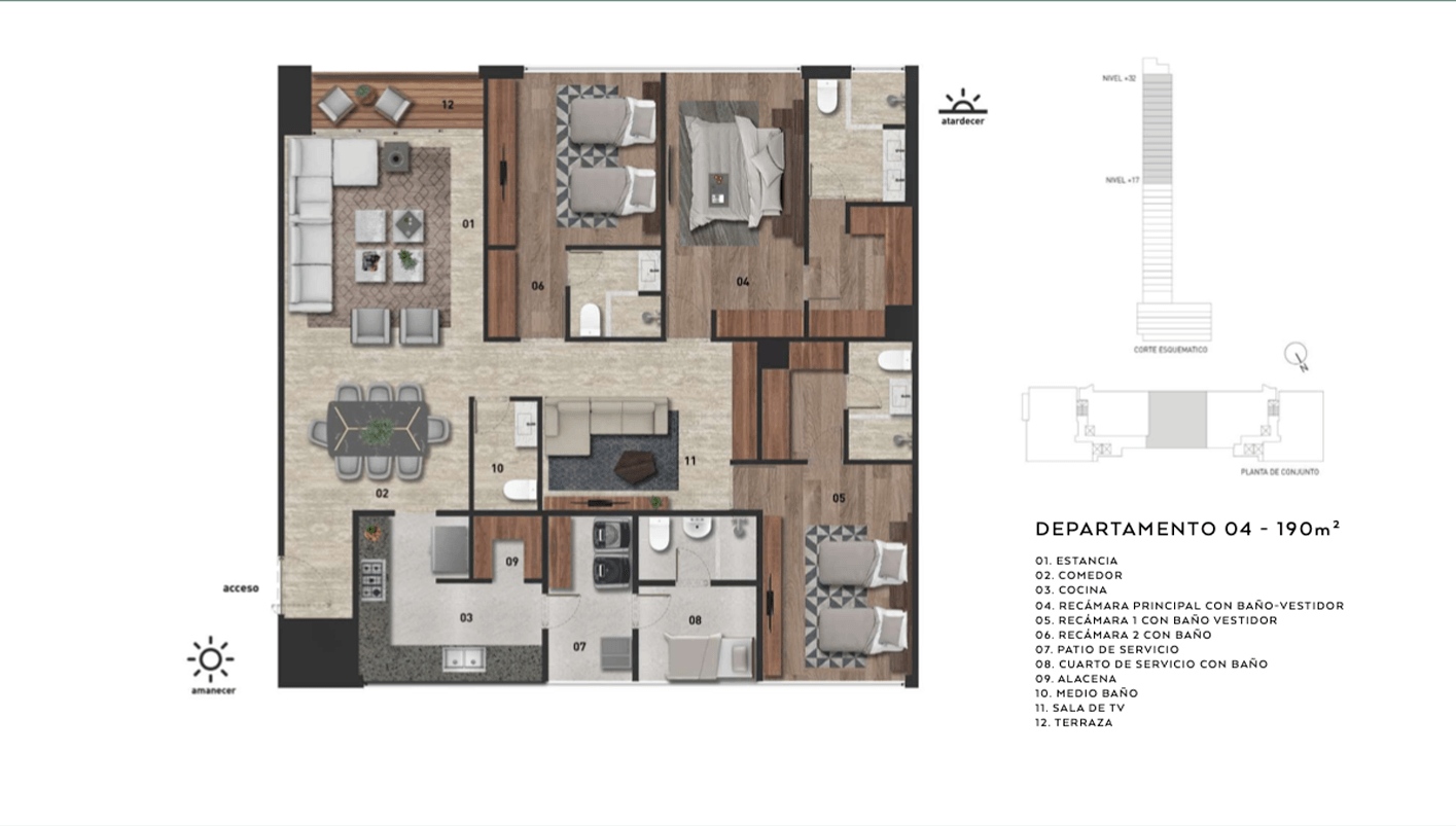 2045 sq ft modern apartments interlomas