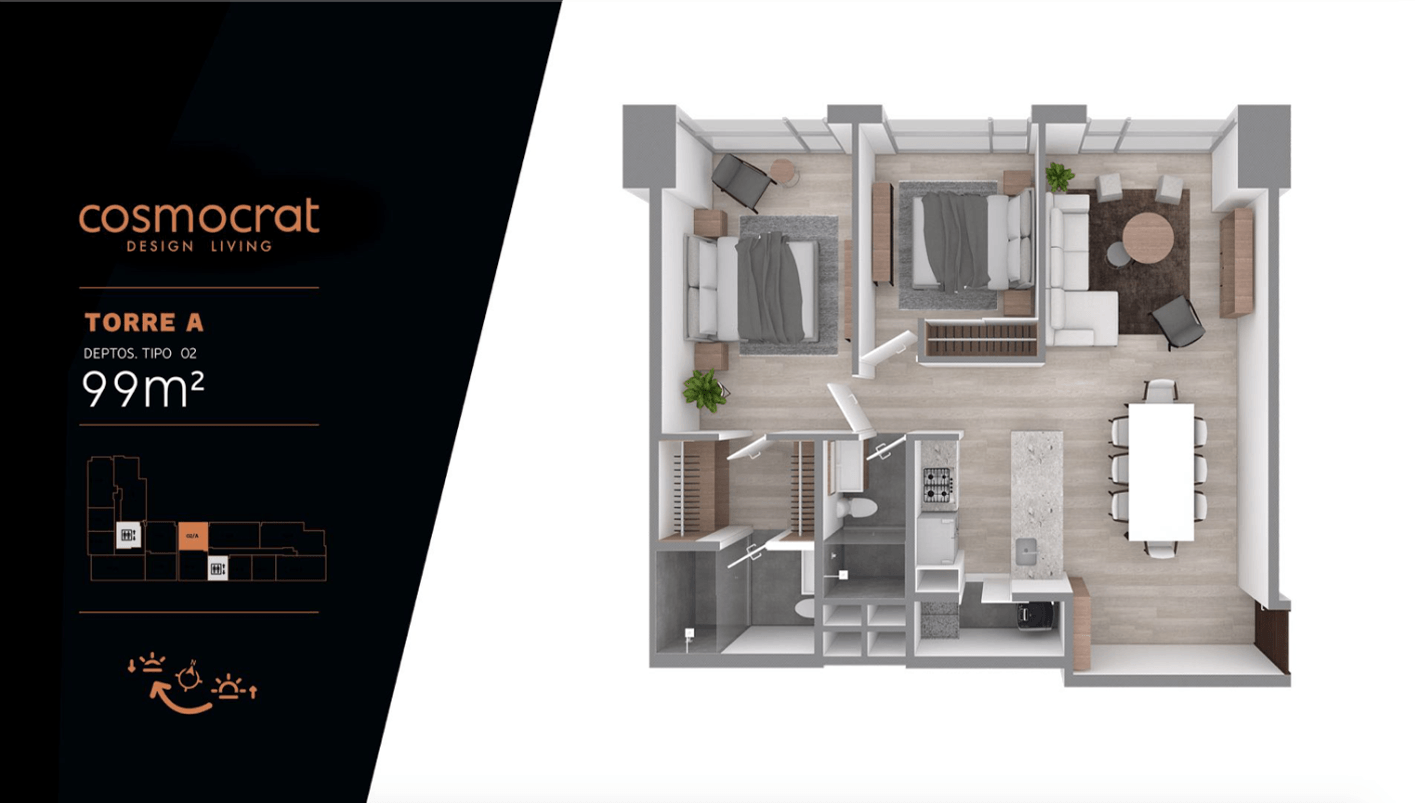 1065 square feet cosmocraft apartment