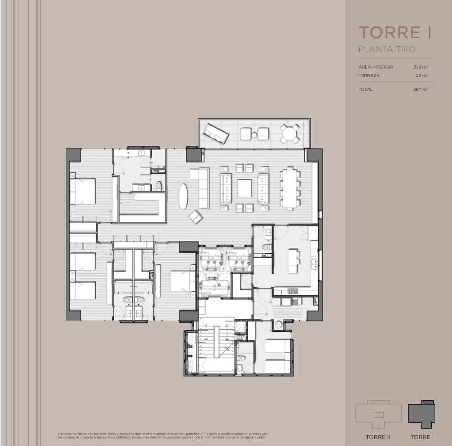 Torre 1 Propiedades The Parallel