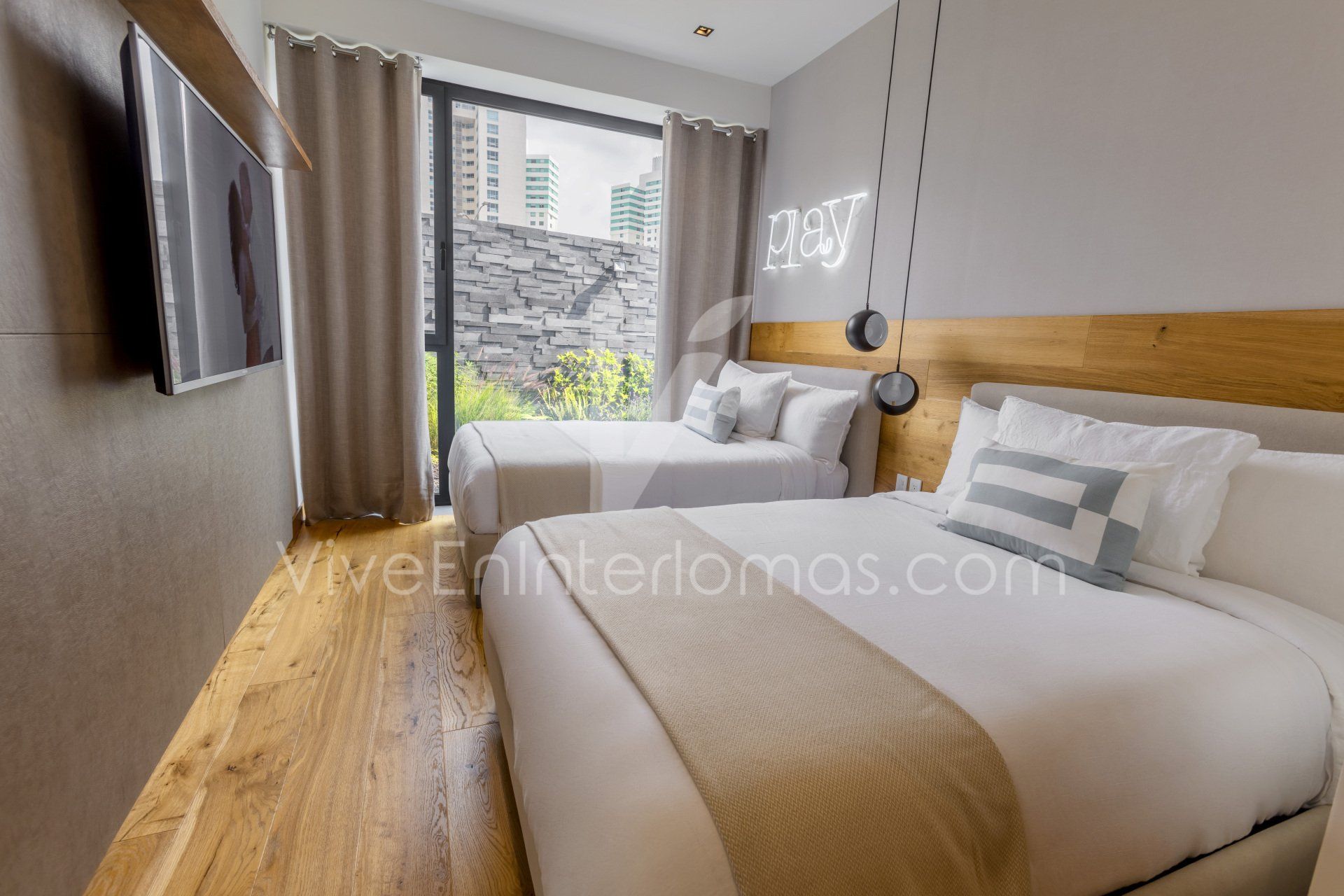 habitación muestra aurea