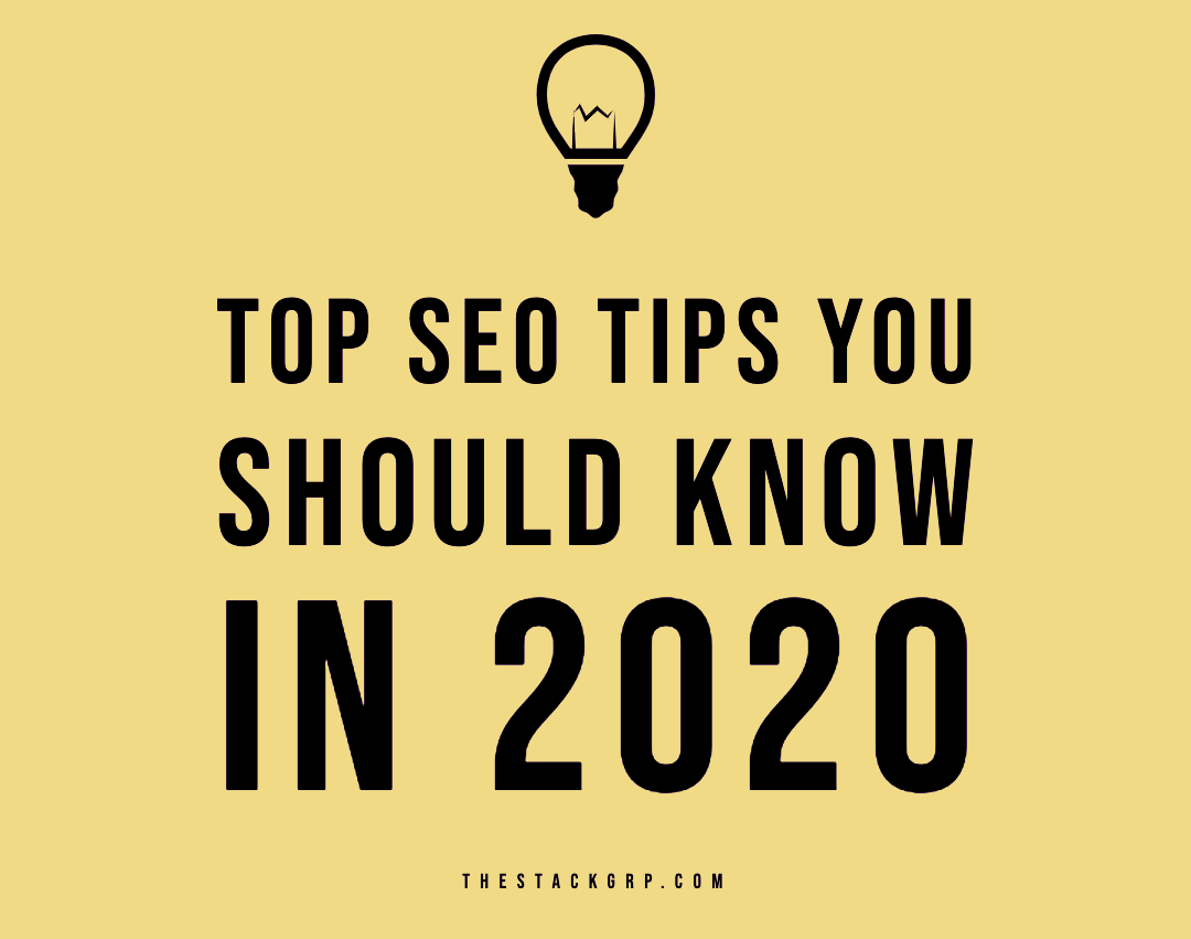 Top SEO Tips 2020