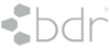 Ein Schwarzweißbild des BDR-Logos auf weißem Hintergrund.