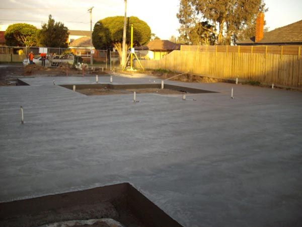 concrete driveway