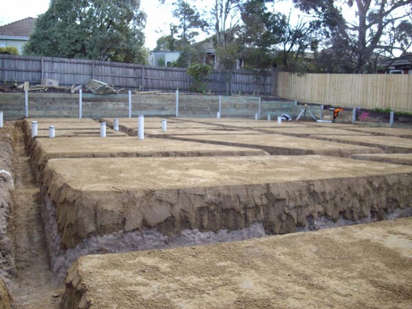 concrete slabs