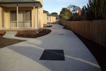 concrete pathway