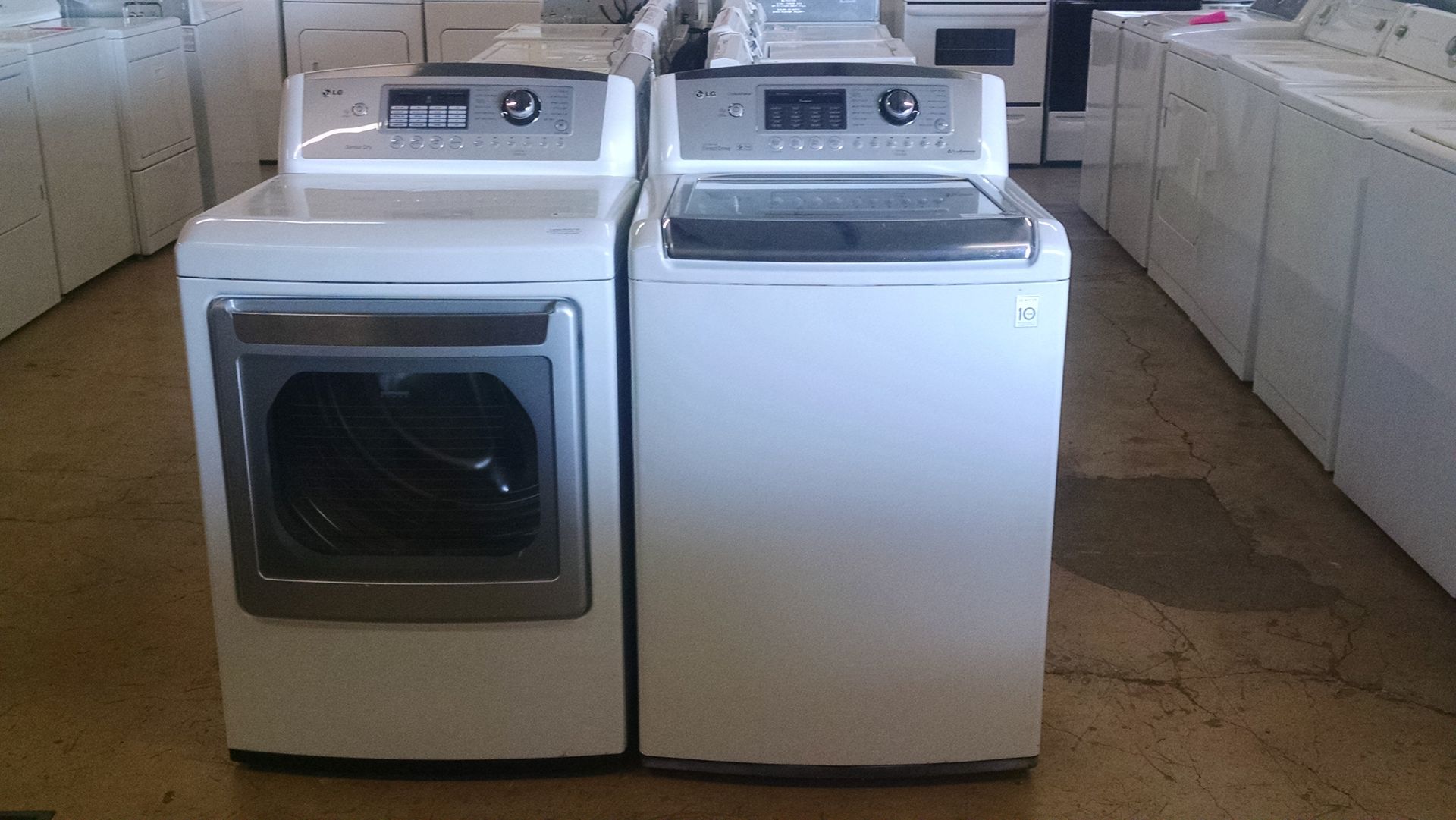LG washer dryer set