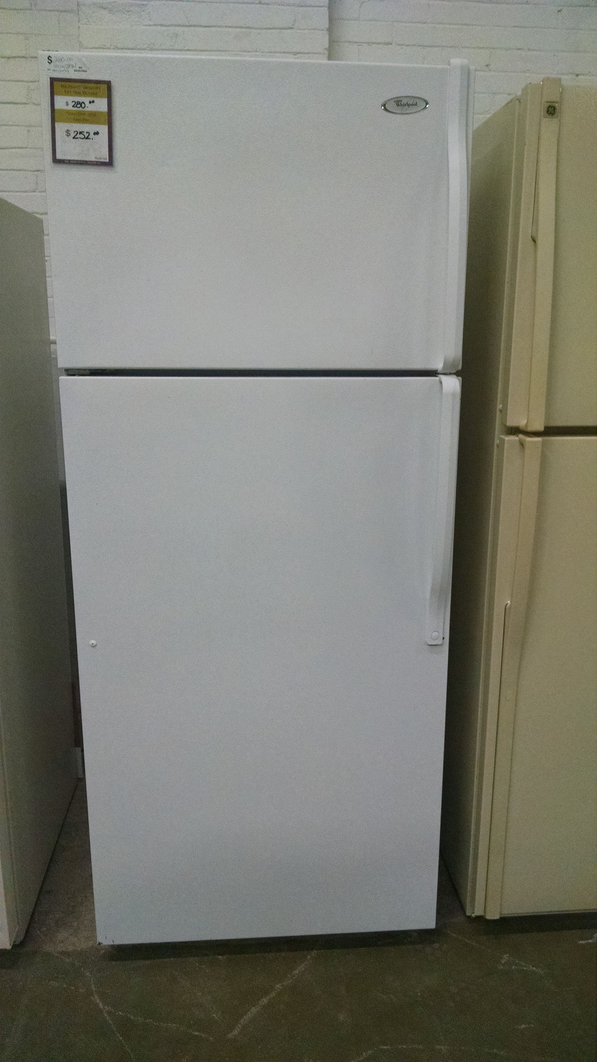 Whirlpool topmount refrigerator