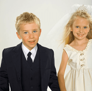 2 small children