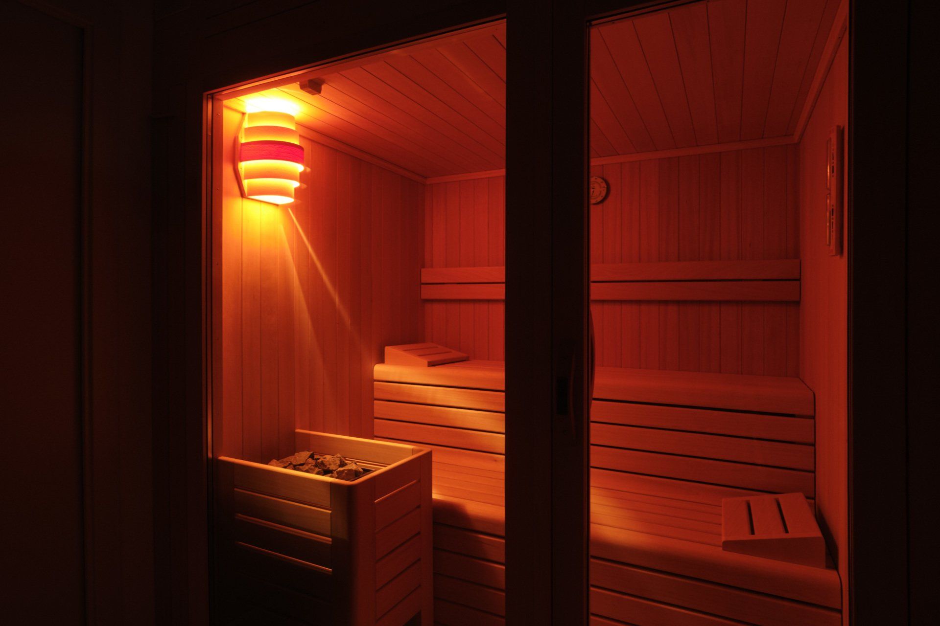 villa con sauna