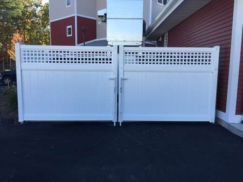 Gate like Vinyl Fence — Fences in Springfield, MA Gate like Vinyl Fence — Fences in Springfield, MA
