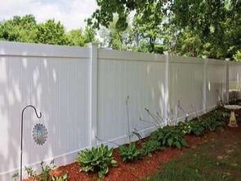 High Vinyl Fence — Fences in Springfield, MA High Vinyl Fence — Fences in Springfield, MA