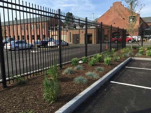 Aluminum Fence Side Angle — Fences in Springfield, MA