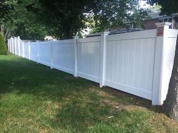 Vinyl Fence — Fences in Springfield, MA Vinyl Fence — Fences in Springfield, MA