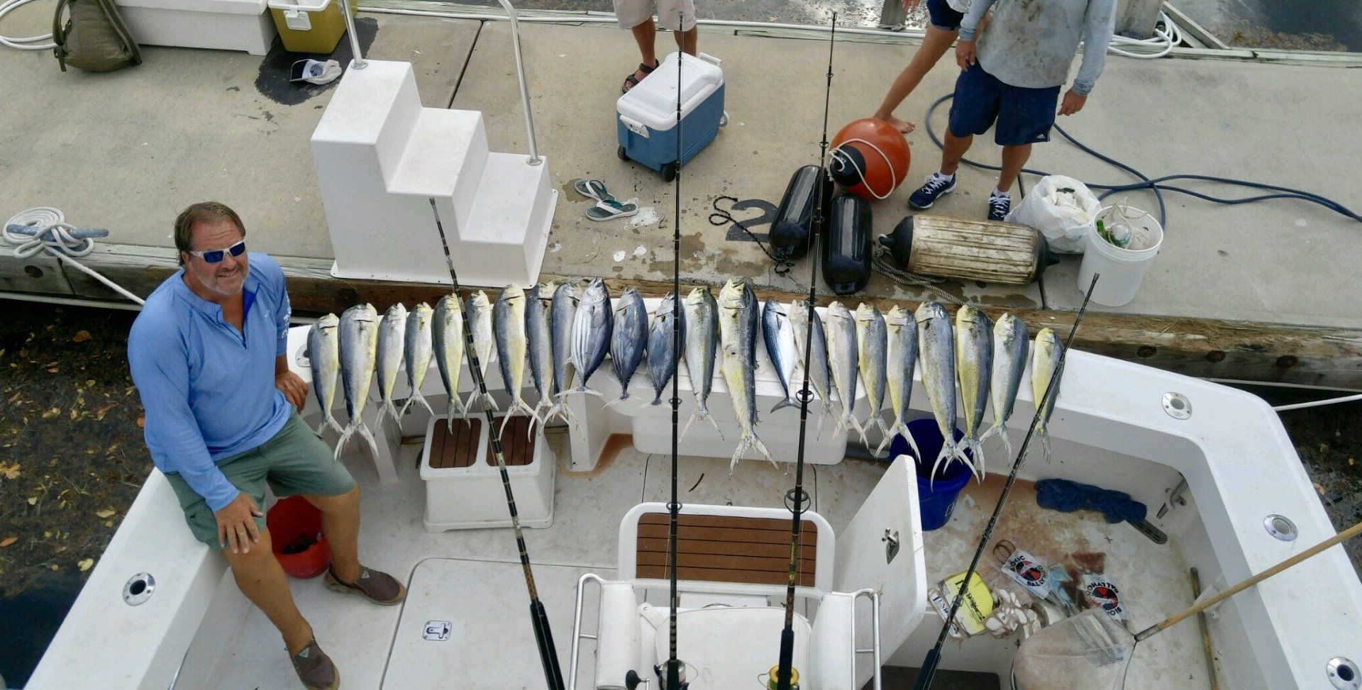 Boat captain for Blue  Water Fishing Charters Key Largo Florida