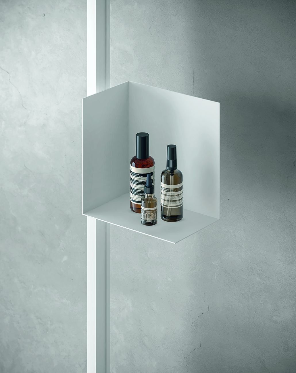 mensola per prodotti da bagno