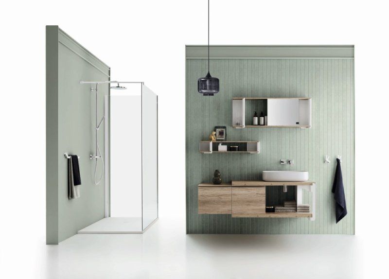 Bagno con box doccia
