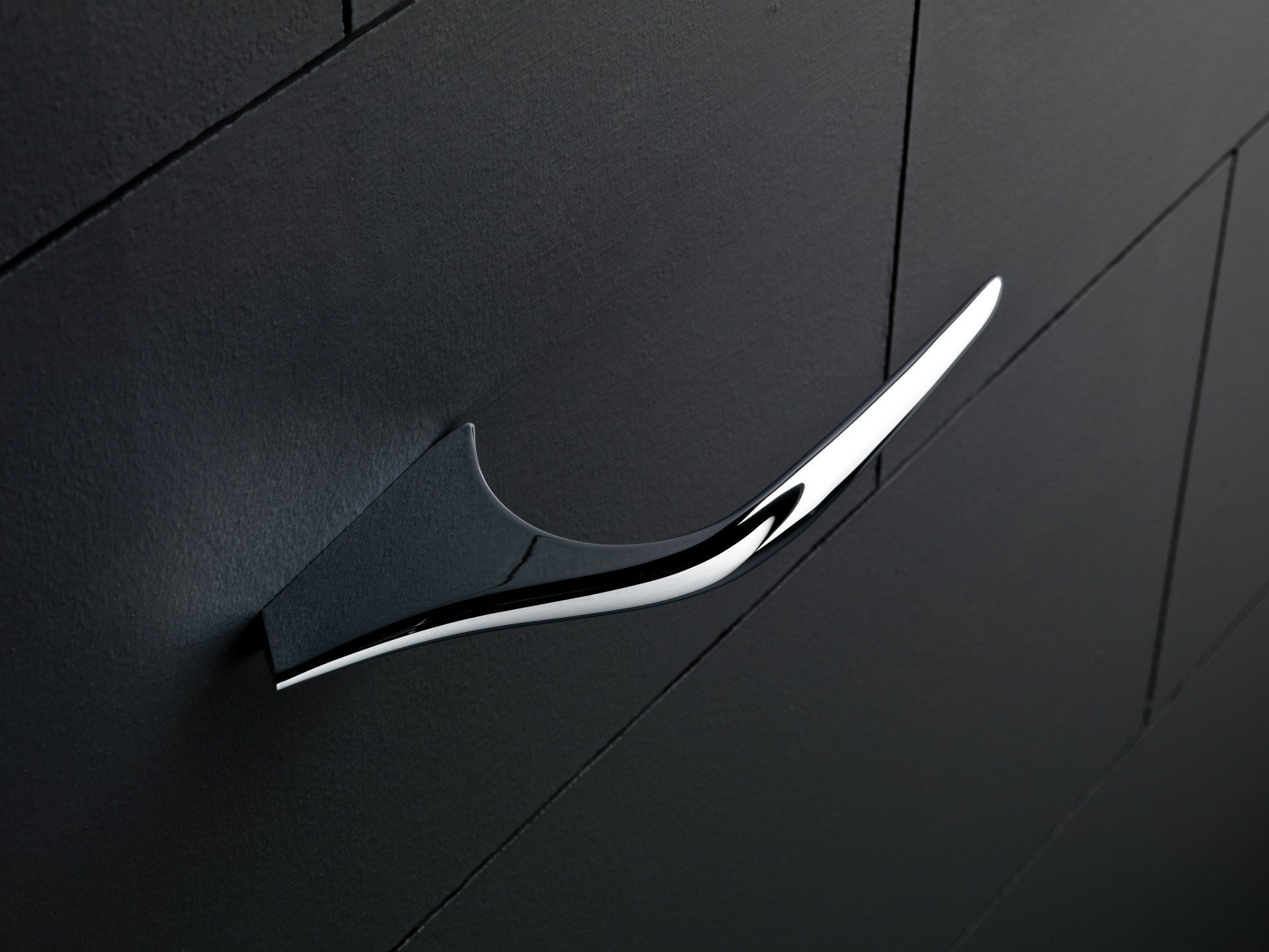 Porta asciugamano di design cromato